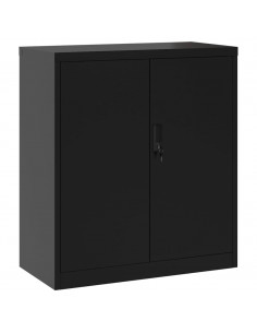 Armadio Classificatore Nero 79x40x90 cm in Acciaio 2