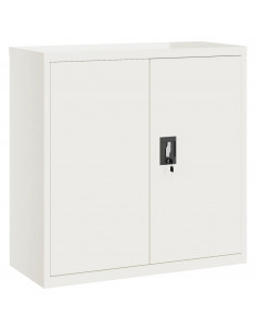 Armadio Classificatore Bianco 90x40x90 cm in Acciaio 2