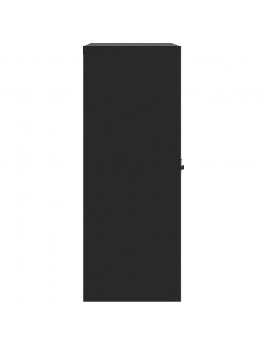 Armadio Classificatore Nero 90x40x105 cm in Acciaio