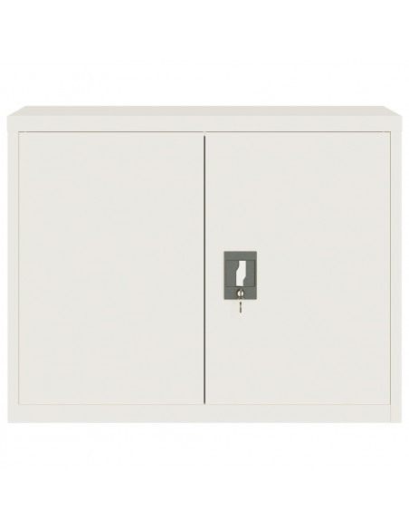 Armadio Classificatore Bianco 90x40x70 cm in Acciaio