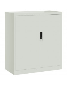 Armadio Classificatore Grigio Chiaro 79x40x90 cm in Acciaio 2