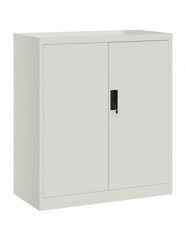 Armadio Classificatore Grigio Chiaro 79x40x90 cm in Acciaio