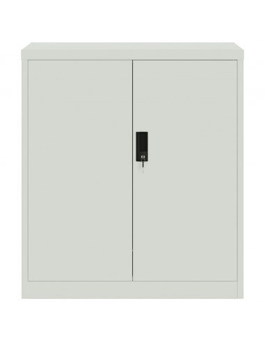 Armadio Classificatore Grigio Chiaro 79x40x90 cm in Acciaio