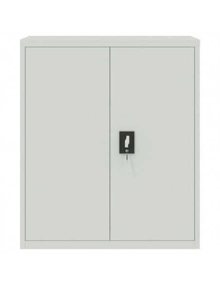 Armadio Classificatore Grigio Chiaro 90x40x105 cm in Acciaio