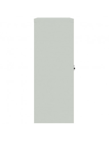 Armadio Classificatore Grigio Chiaro 90x40x105 cm in Acciaio