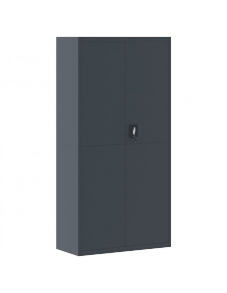 Armadio Classificatore Antracite 90x40x180 cm in Acciaio