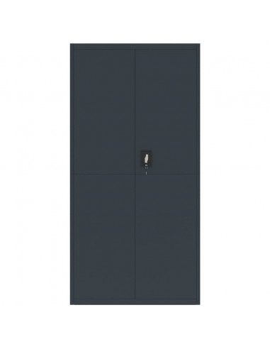 Armadio Classificatore Antracite 90x40x180 cm in Acciaio