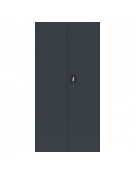 Armadio Classificatore Antracite 90x40x180 cm in Acciaio