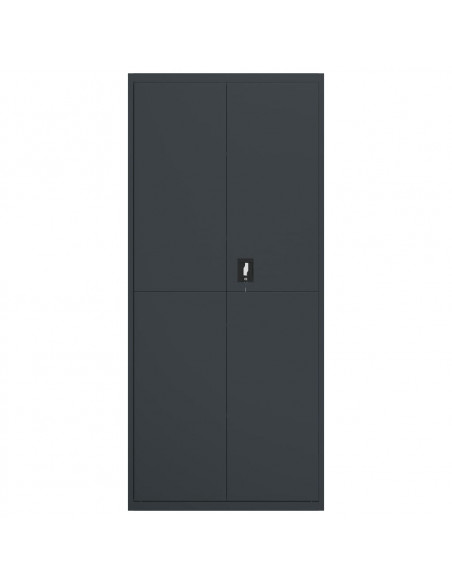 Armadio Classificatore Antracite 90x40x200 cm in Acciaio