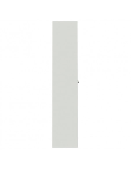 Armadio Classificatore Grigio Chiaro 90x40x200 cm in Acciaio