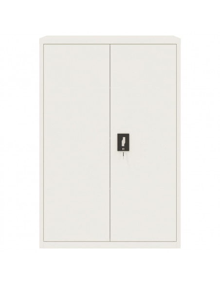 Armadio Classificatore Bianco 90x40x140 cm in Acciaio