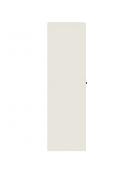 Armadio Classificatore Bianco 90x40x140 cm in Acciaio