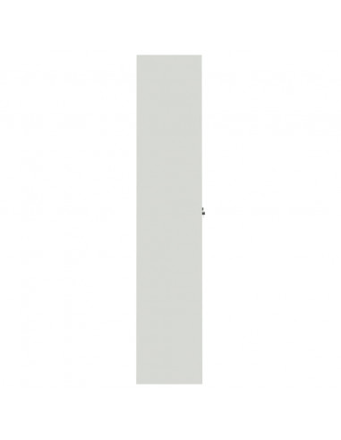 Armadio Classificatore Grigio Chiaro 105x40x180 cm in Acciaio