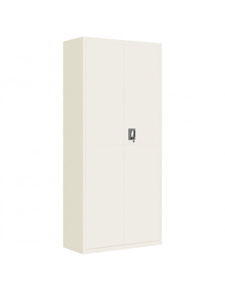 Armadio Classificatore Bianco 90x40x200 cm in Acciaio