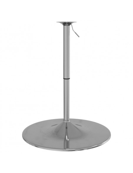 Base per Tavolino da Bar 45x90 cm Acciaio Cromato