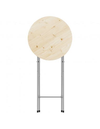 Gambe Pieghevoli per Tavolo da Bar Argento 45x53x108 cm Acciaio
