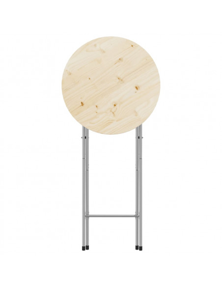 Gambe Pieghevoli per Tavolo da Bar Argento 45x53x108 cm Acciaio