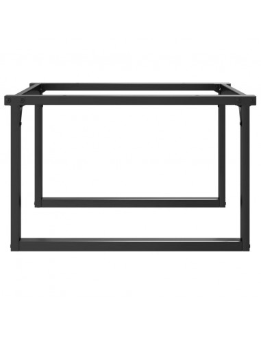 Telaio Gambe a O per Tavolino da Salotto 80x70x43 cm in Ghisa