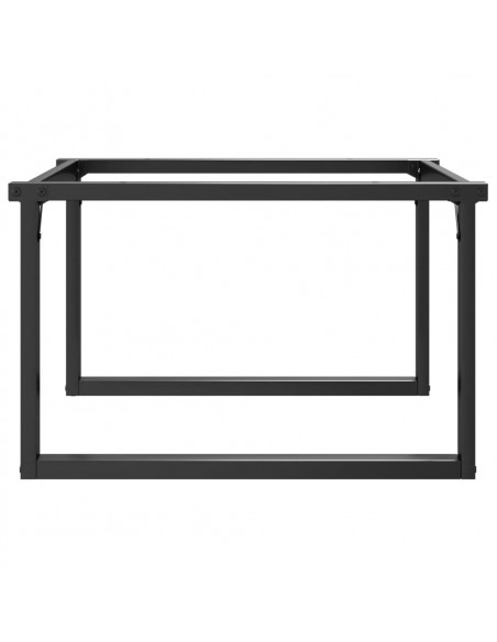 Telaio Gambe a O per Tavolino da Salotto 80x70x43 cm in Ghisa