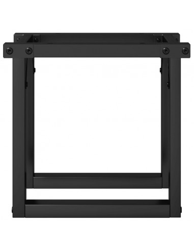 Telaio Gambe a O per Tavolino da Salotto 40x40x33 cm in Ghisa