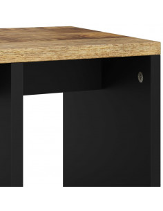 Tavolino 40x31x46 cm Legno Massello Mango e Legno Multistrato 2