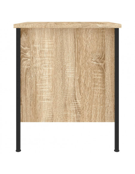 Comodino Rovere Sonoma 40x42x50 cm in Legno Multistrato