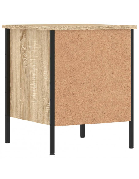 Comodino Rovere Sonoma 40x42x50 cm in Legno Multistrato
