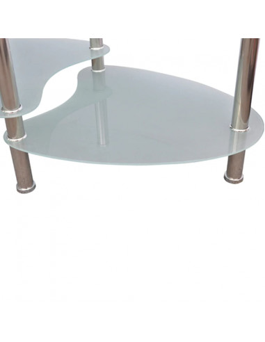 Tavolino da Caffè con Design Esclusivo Bianco