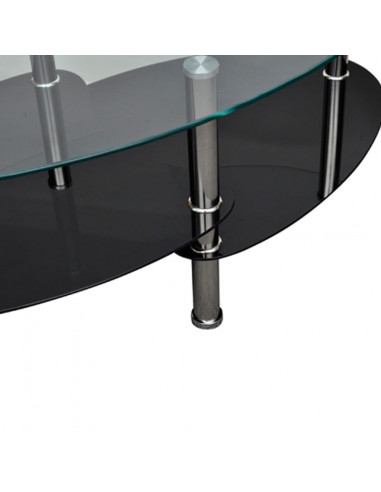 Tavolino da Caffè con Design Esclusivo Nero