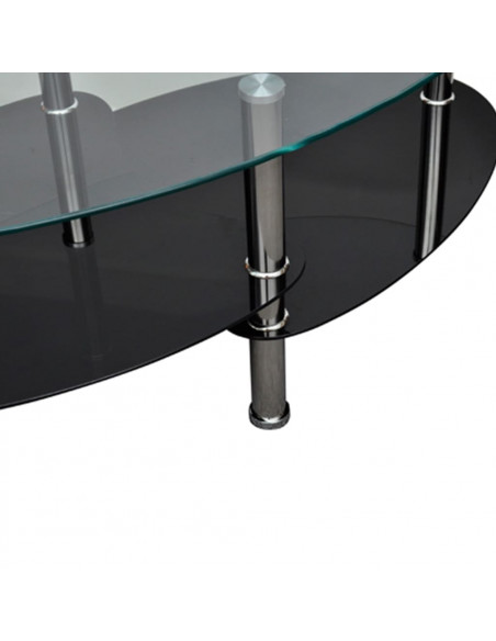 Tavolino da Caffè con Design Esclusivo Nero