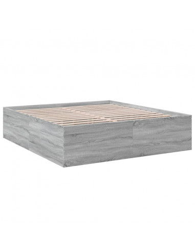 Giroletto Grigio Sonoma 200x200 cm in Legno Multistrato
