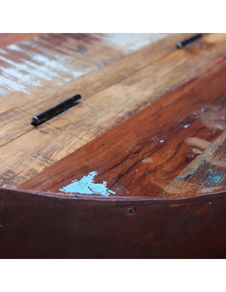 Tavolini da Salotto 2 pz a Forma di Palla in Legno di Recupero