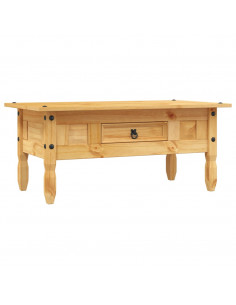 Tavolino da Caffé Legno Pino Messicano Corona Range 100x55x45cm 2