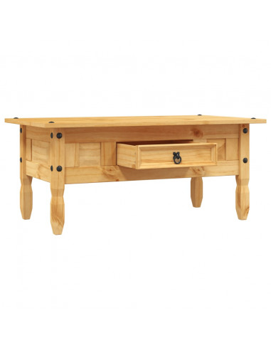 Tavolino da Caffé Legno Pino Messicano Corona Range 100x55x45cm