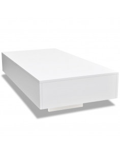 Tavolino da Caffè Lucido Bianco 2