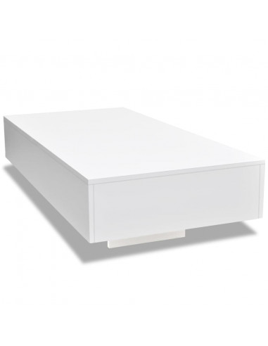 Tavolino da Caffè Lucido Bianco