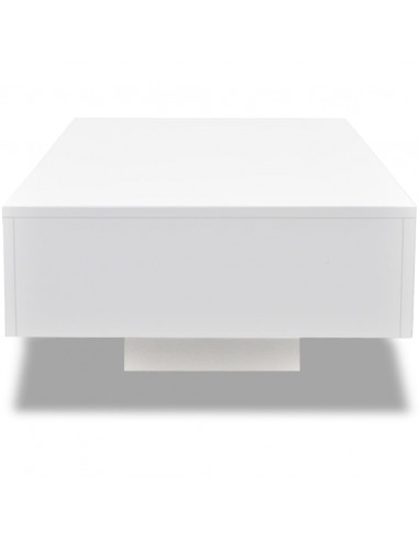 Tavolino da Caffè Lucido Bianco