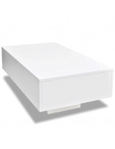 Tavolino da Caffè Lucido Bianco 2