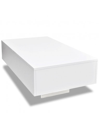 Tavolino da Caffè Lucido Bianco