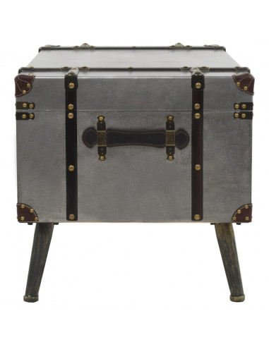 Tavolino da Caffè in MDF e Alluminio 102x51x47,5 cm