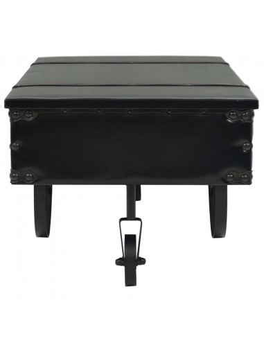 Tavolino da Caffè in MDF e Legno di Abete 110x55x43 cm