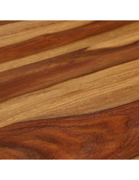 Tavolino da Caffè Legno Massello con Finitura Miele 110x50x37cm