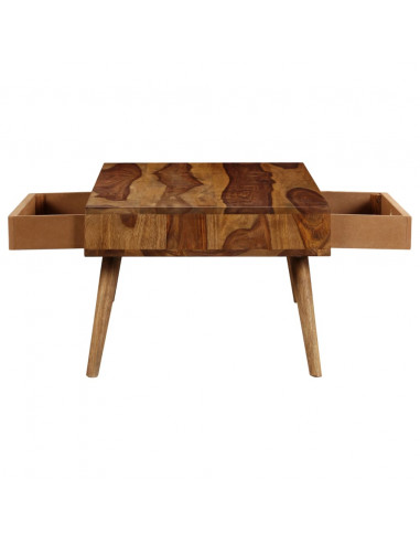 Tavolino da Salotto 110x50x35 cm in Legno Massello di Sheesham