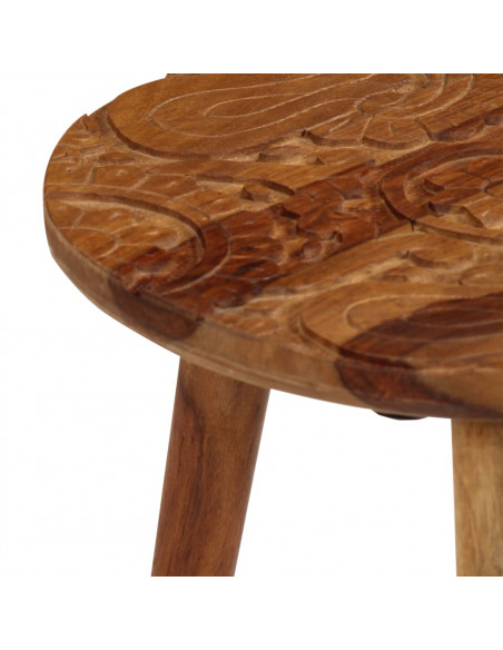 Tavolini da Salotto 2 pz in Legno Massello di Sheesham