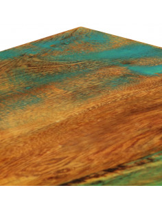 Tavolino da Salotto 100x60x35 cm Legno Massello di Recupero 2