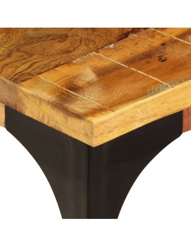 Tavolino da Salotto 100x60x35 cm Legno Massello di Recupero