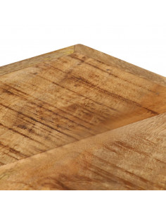 Tavolino da Caffè 90x45x35 cm in Legno Massello di Mango 2