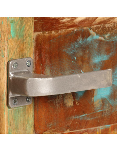 Tavolino da Salotto 85x55x40 cm in Legno Massello di Recupero