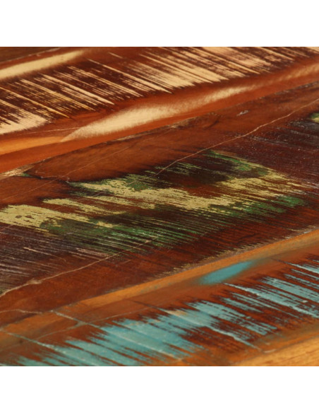 Tavolino da Salotto 85x55x40 cm in Legno Massello di Recupero