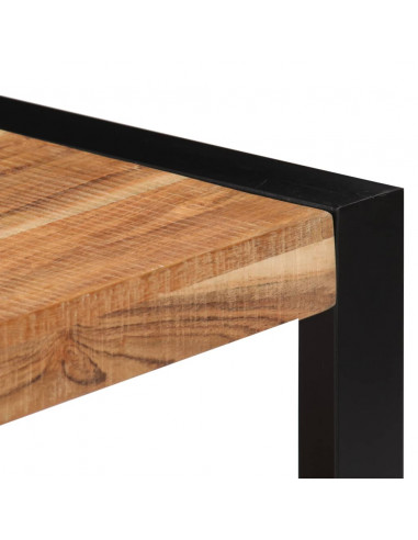 Tavolino da Caffè 60x60x40 cm in Legno Massello di Acacia